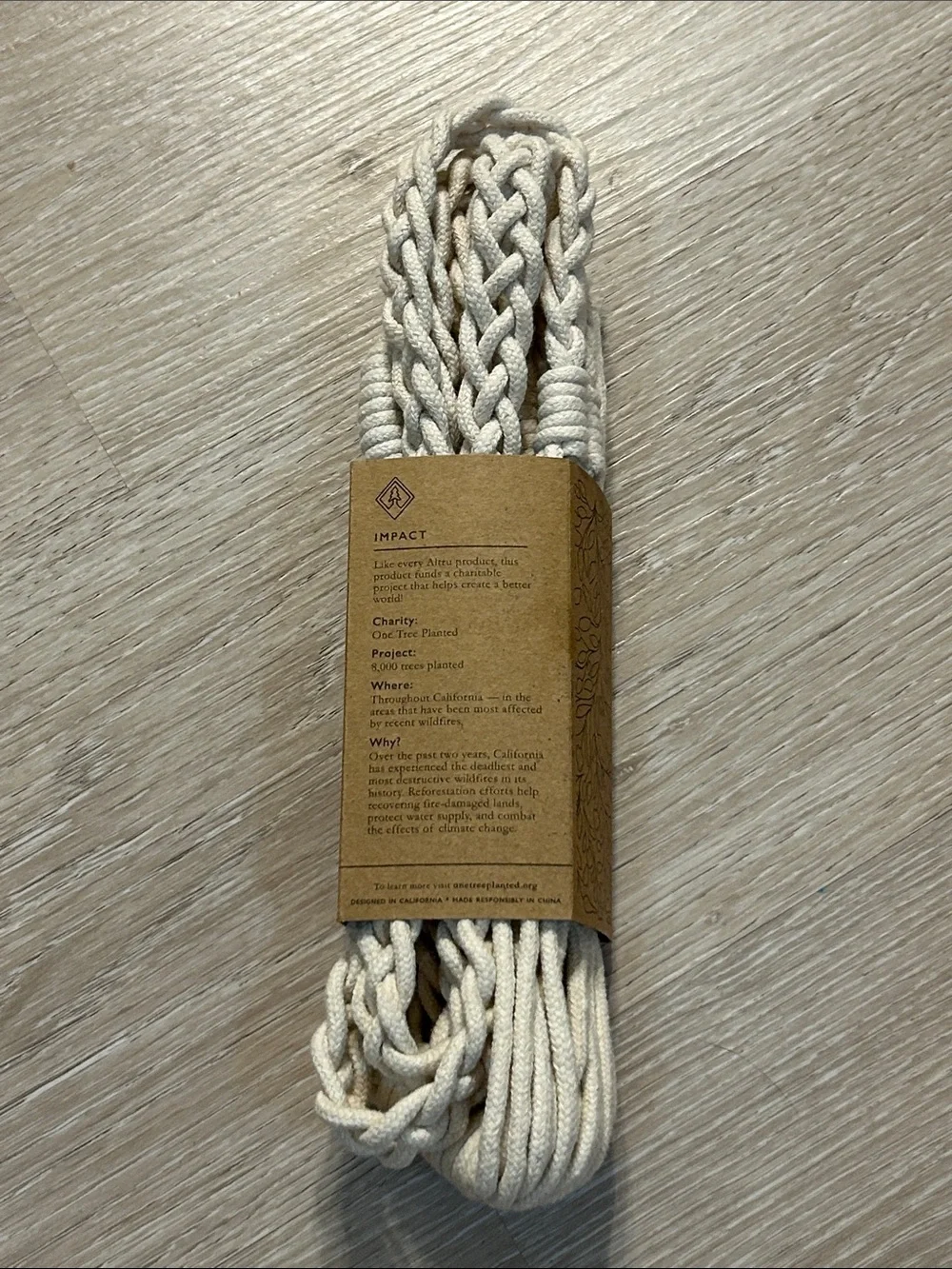 Altru NWT Macrame Braided Corded Rope Plant Hanger